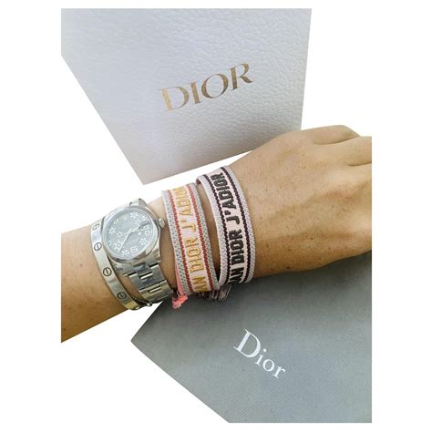 christian dior red bracelet|genuine christian dior bracelets.